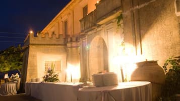 Front of property - evening/night