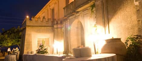 Front of property – evening/night