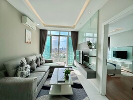 1 Bedroom Apartment | Living area | Smart TV