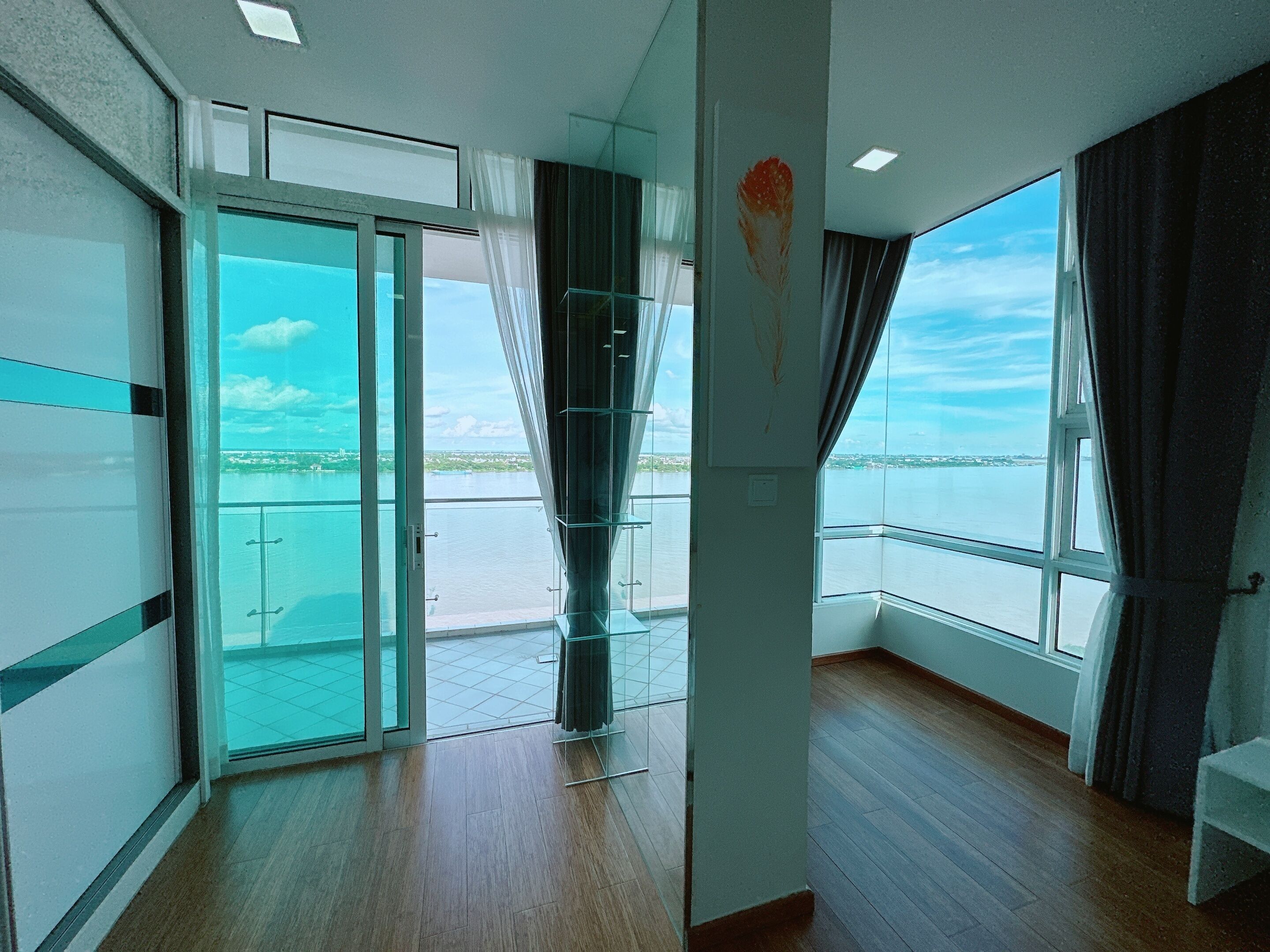 Apartment, 4 Bedrooms, River View | Living area | Smart TV