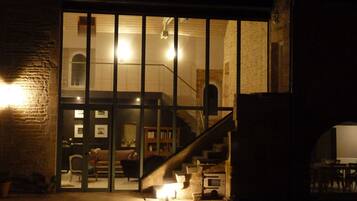 Front of property – evening/night