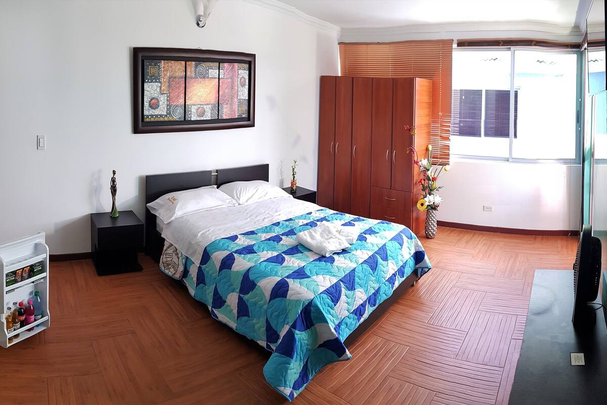 Minibar, wifi gratis, ropa de cama