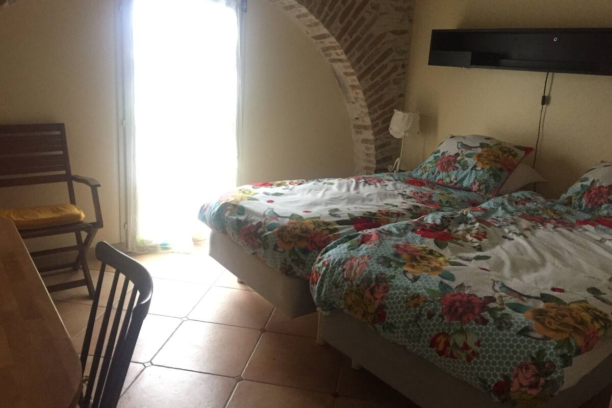 Individually decorated, individually furnished, desk, blackout curtains
