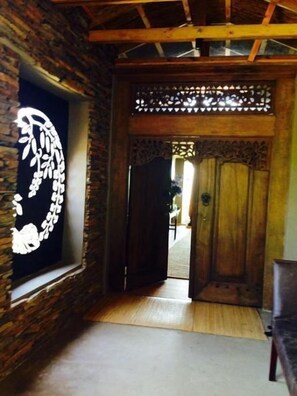 Interior entrance