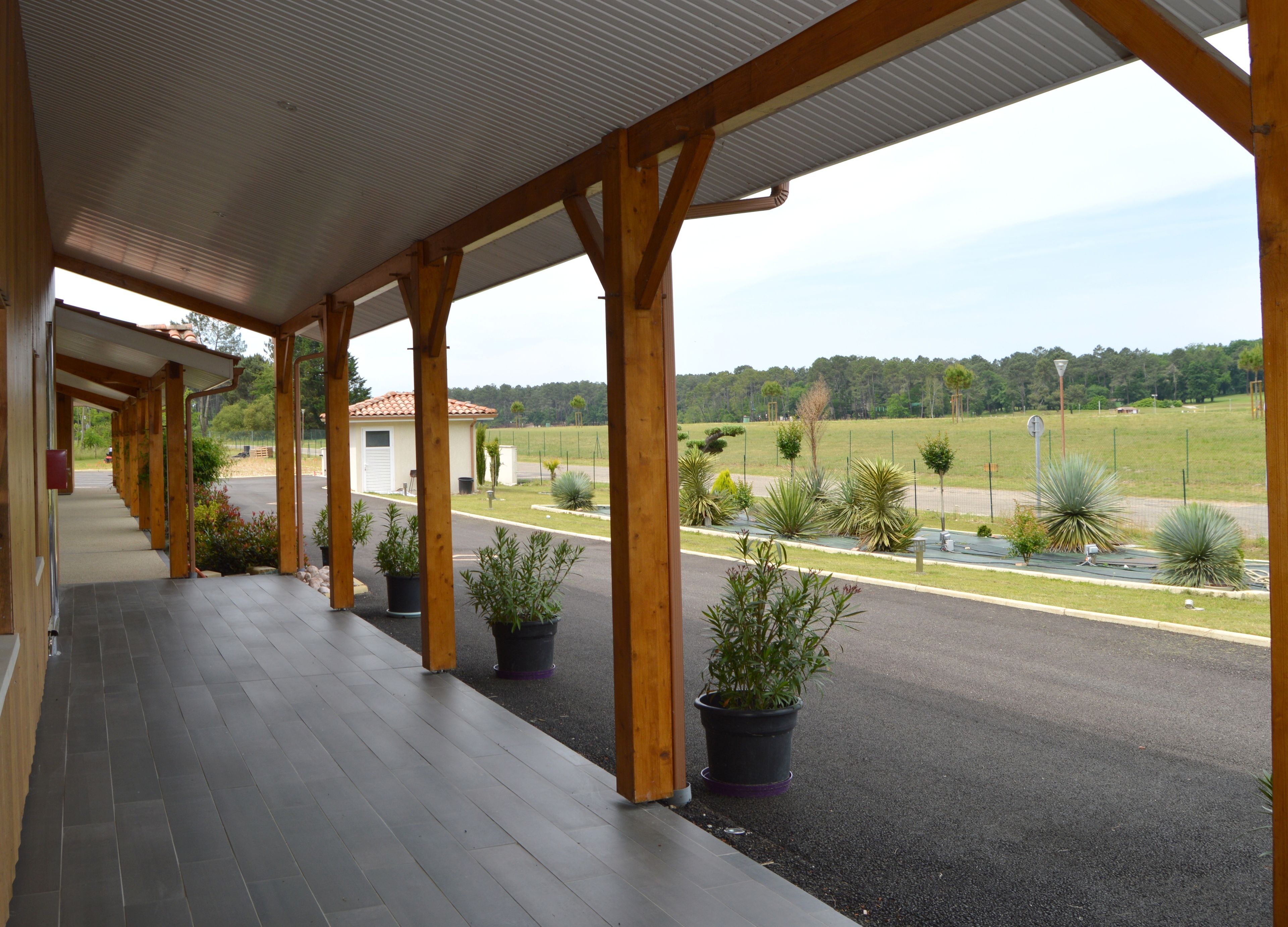 Uitzicht vanuit accommodatie