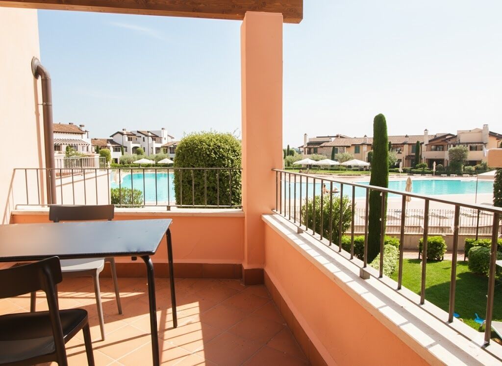 Panoramic-Apartment, 2 Schlafzimmer, Terrasse, Poolblick | Terrasse/Patio