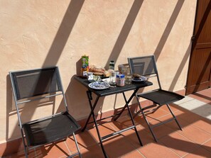 Classic-Apartment, 1 Schlafzimmer, Balkon | Ausblick vom Zimmer