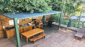 BBQ/picnic area - Pousada Ondas de Floripa (Florianópolis)