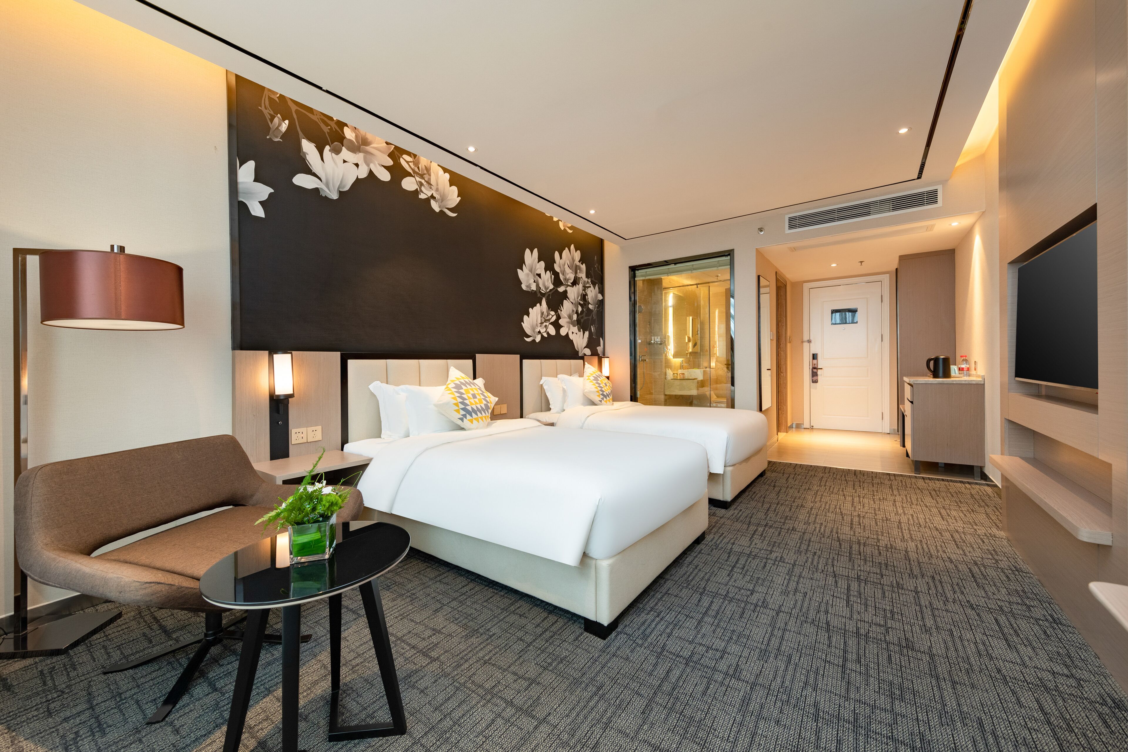 1 habitación, ropa de cama de alta calidad y minibar 