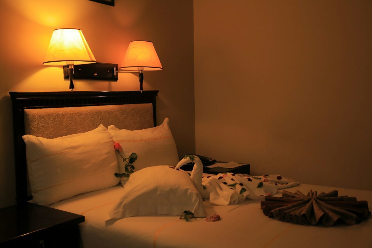 double or twin room, 2 single beds | view from room