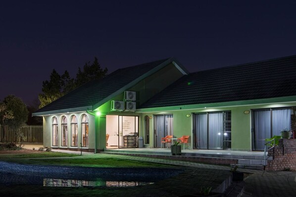Front of property - evening/night