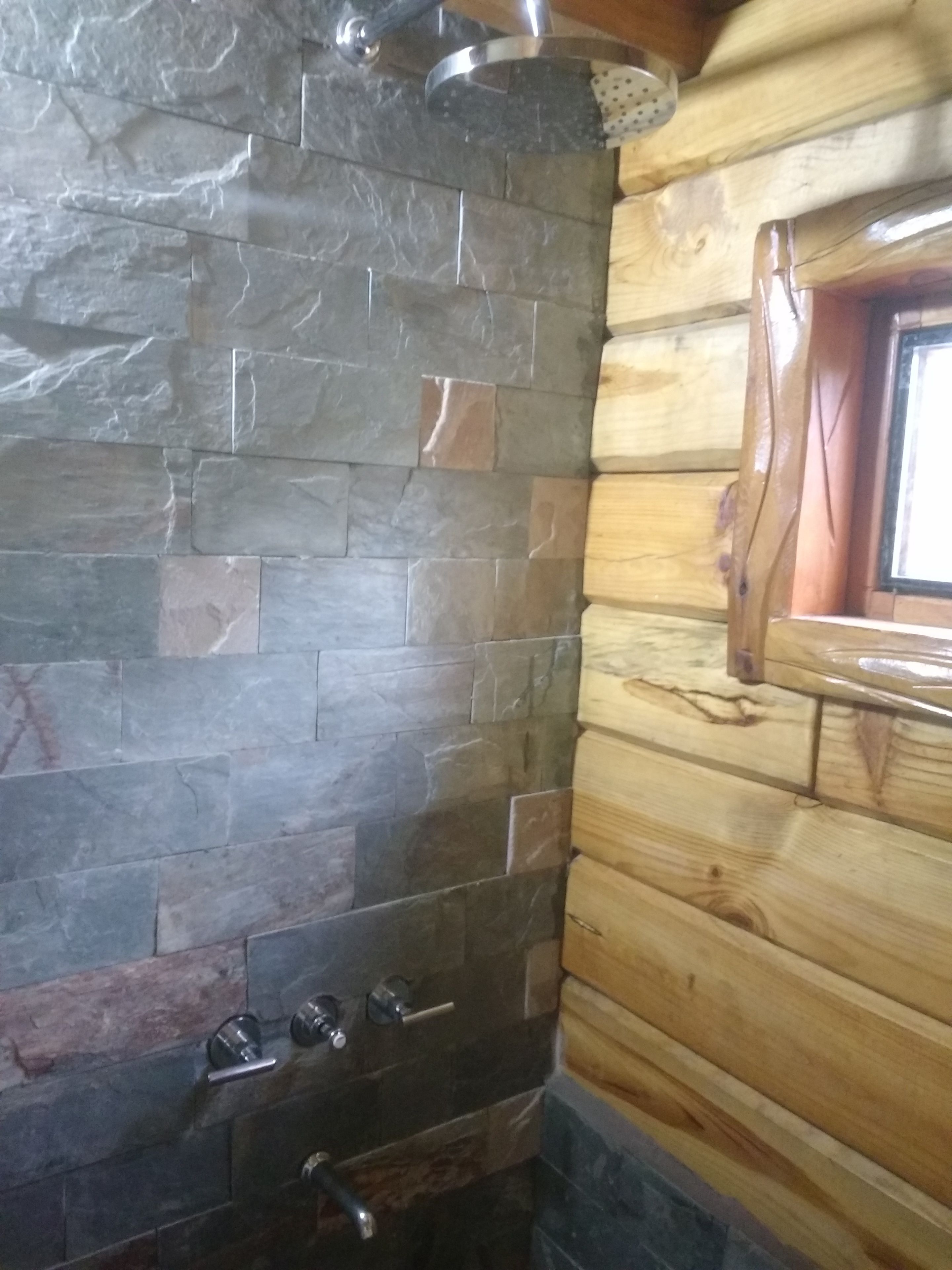 Basic Cabin, 1 Bedroom, Balcony | Bathroom shower