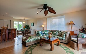 Fernseher, DVD-Player, Bücher