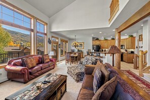 TV, fireplace, stereo