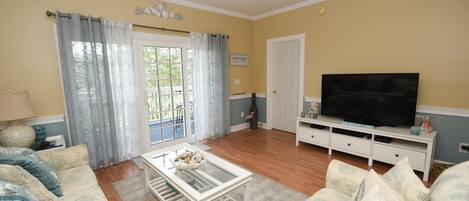 Condo, 2 Bedrooms | Living area | TV