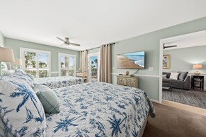 2 bedrooms, iron/ironing board, free WiFi, bed sheets - Ocean View Atrium Villa! Two Bedrooms, Sleeps 6! Amenity access included! Great Outdoor Porch! (Seabrook Island)
