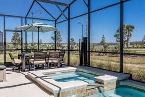 Villa, 5 habitaciones, piscina privada (KCC4817 in Storey Lake) | Terraza o patio