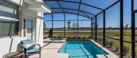 Villa, 5 Schlafzimmer, eigener Pool (KCC4817 in Storey Lake) | Terrasse/Patio