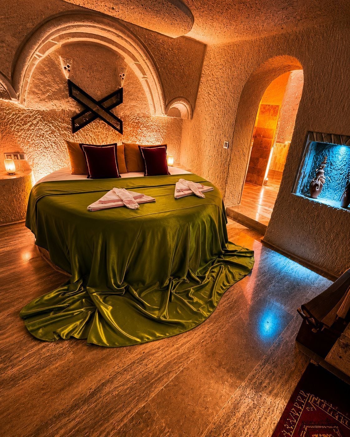 Balayi Suit 3, Hamamli | 1 Schlafzimmer, Bettwäsche aus ägyptischer Baumwolle