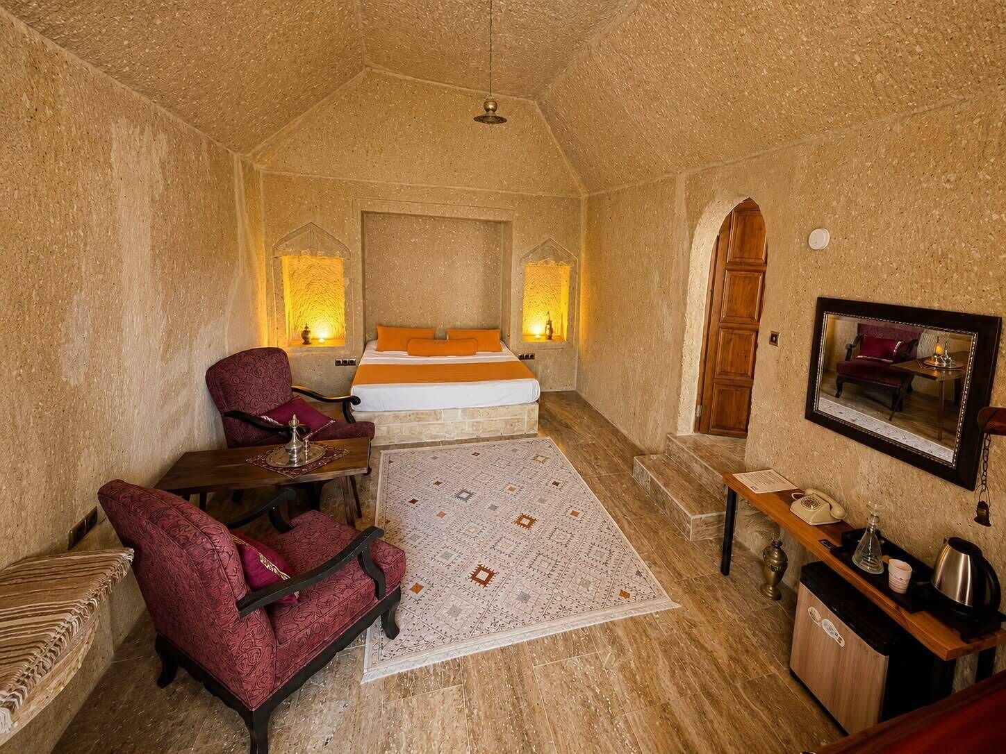 Balayi Suit Jakuzili 4 | 1 Schlafzimmer, Bettwäsche aus ägyptischer Baumwolle