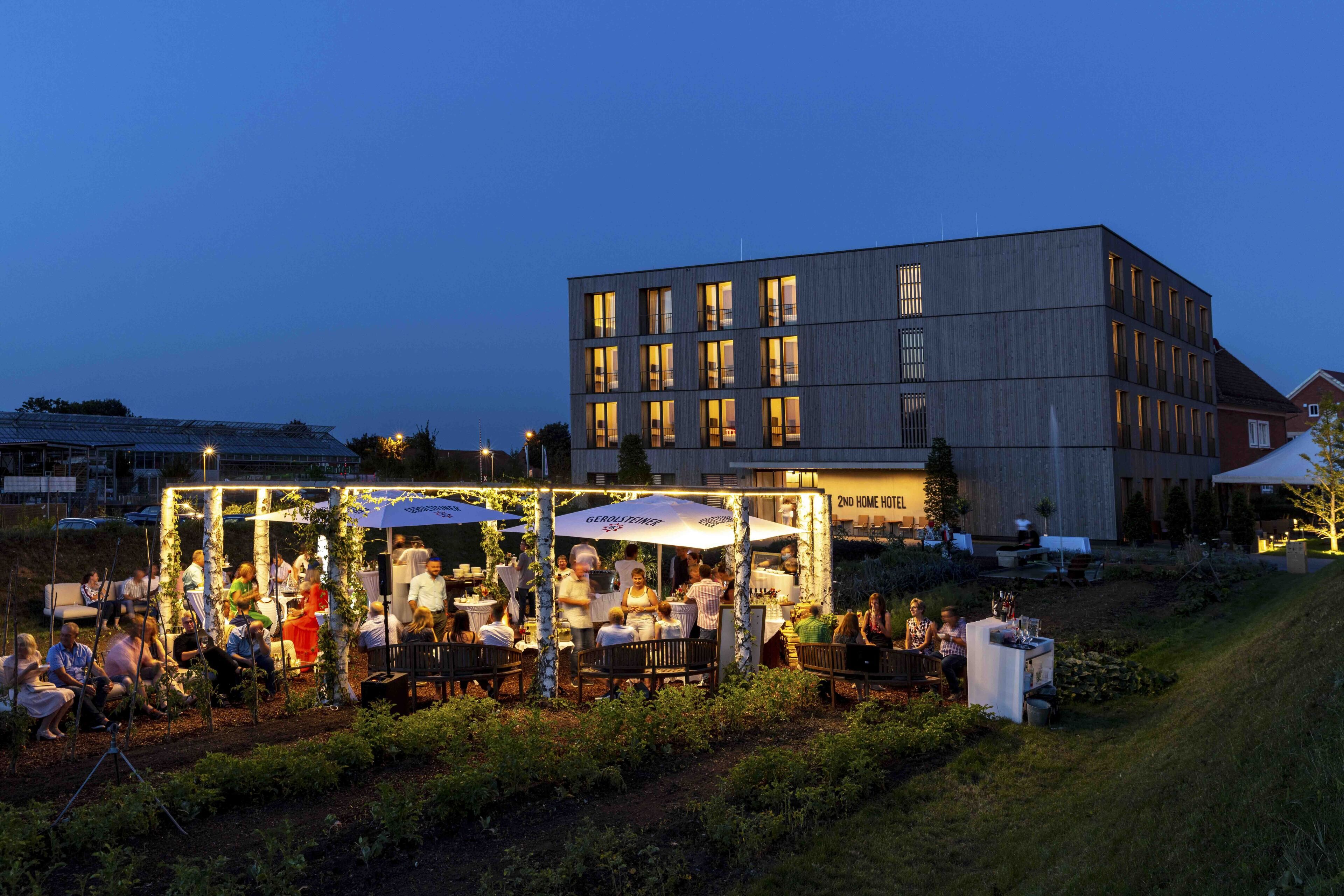 front of property – evening/night