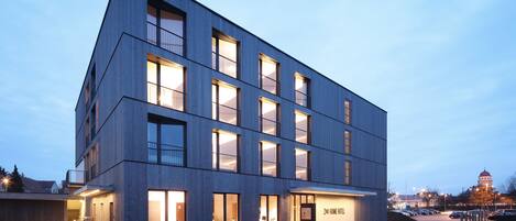 Front of property – evening/night