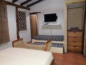 Premium Quadruple Room, 1 Bedroom, Pool Access, Garden Area | Premium bedding, iron/ironing board, free WiFi