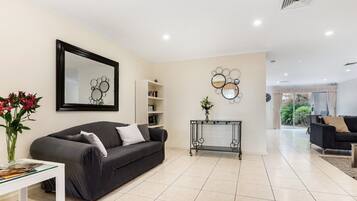 Smart TV, video games, DVD player, books