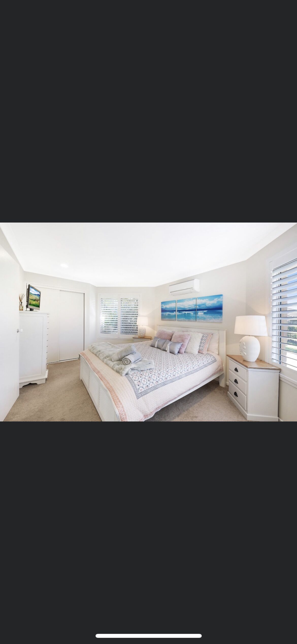 4 bedrooms, desk, iron/ironing board, travel crib