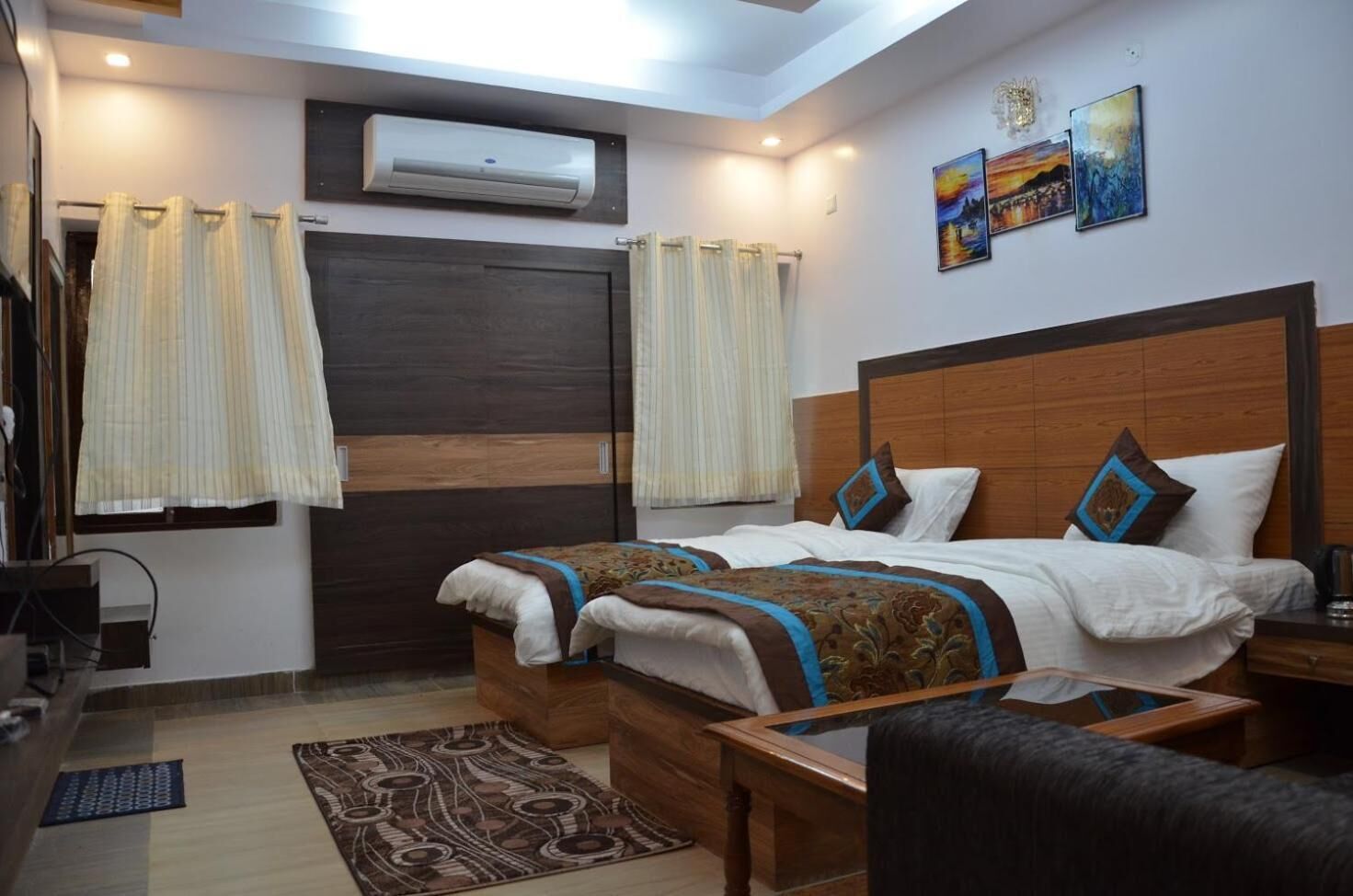 5 habitaciones y caja de seguridad en la habitación 