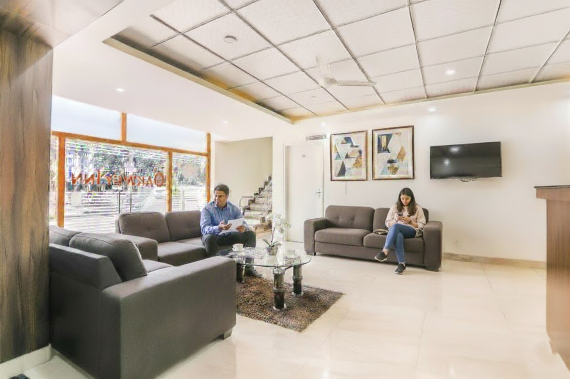 Khu tiếp khách ở sảnh