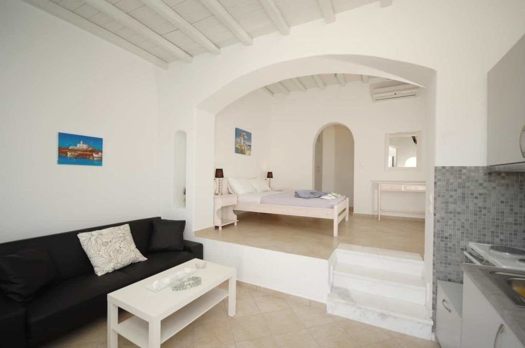 Apartment, Sea View (2 Adults) | Living area | 20-inch flat-screen TV with digital channels, TV