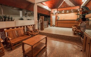 Lobby sitting area