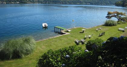 Orta lake Villa Ortensia - charming villa with private lakefront park