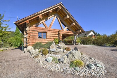 5-star log cabin with SPA