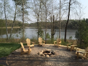 Terrace/patio - Beautiful New Home On Private Lake Across From Gull Lake And Other Local Spots! (Nisswa)