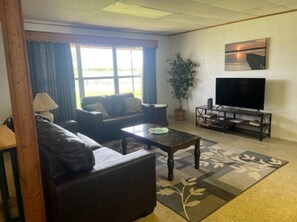 TV, books - Lake Denton house with dock (Avon Park)