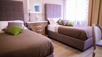 Deluxe Twin Room, 2 Twin Beds (Spargi e Budelli) | Egyptian cotton sheets, premium bedding, down comforters