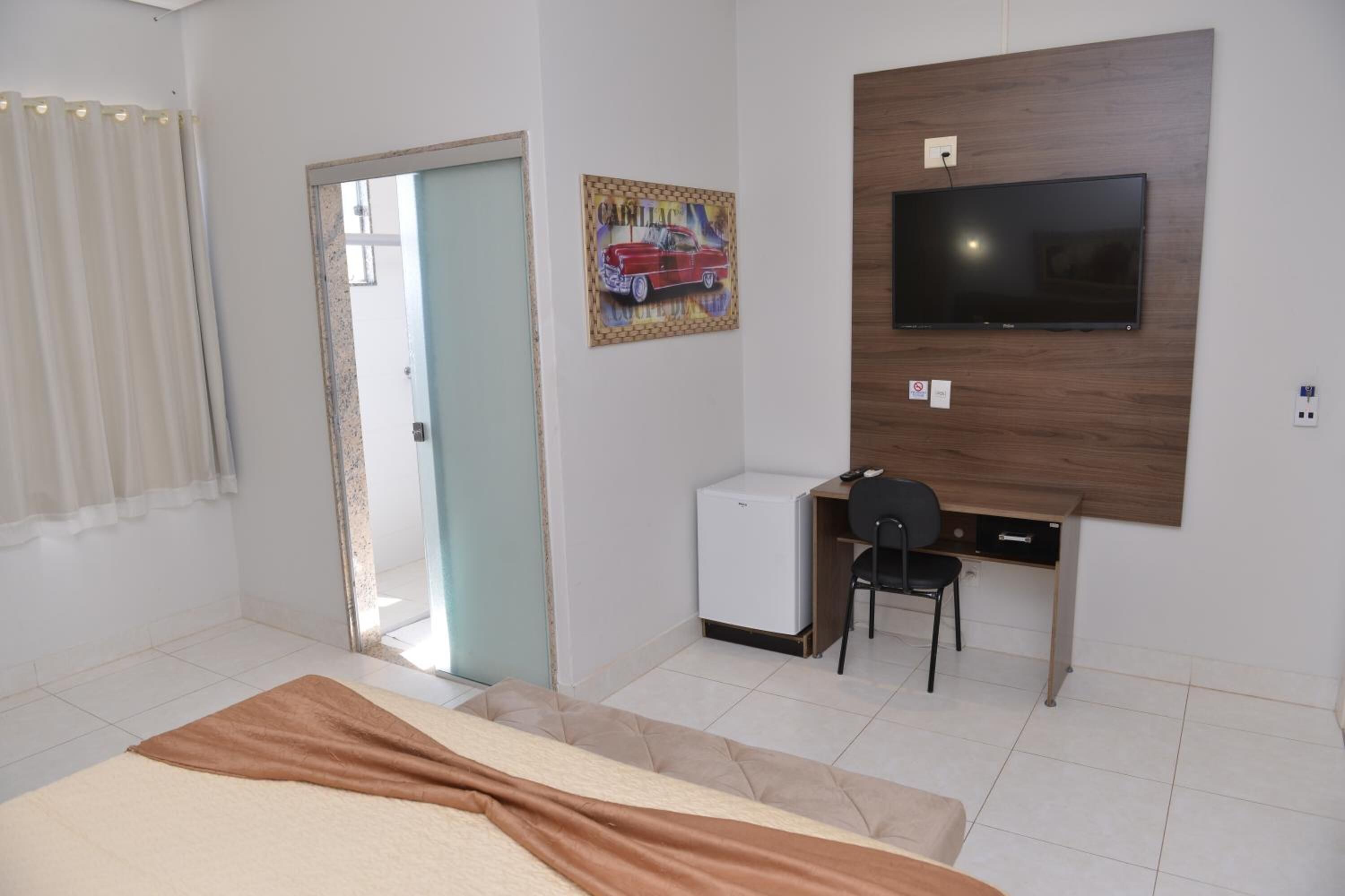 minibar, desk, blackout curtains, free wifi