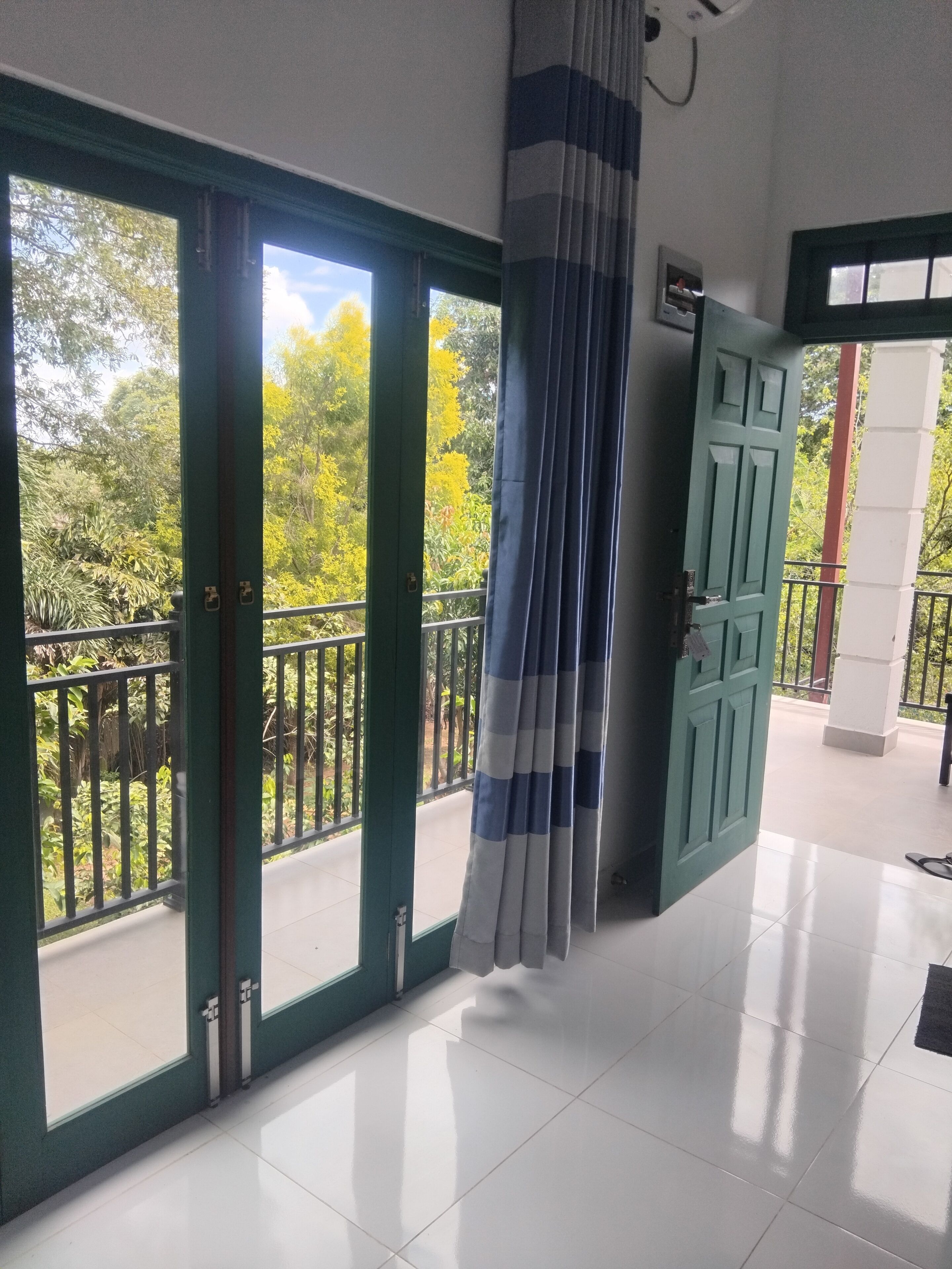 Vista para o jardim