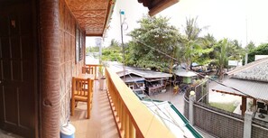 Basic Double Room, City View | Balcony view - Guanna's Place Room and Resto Bar (Daanbantayan)