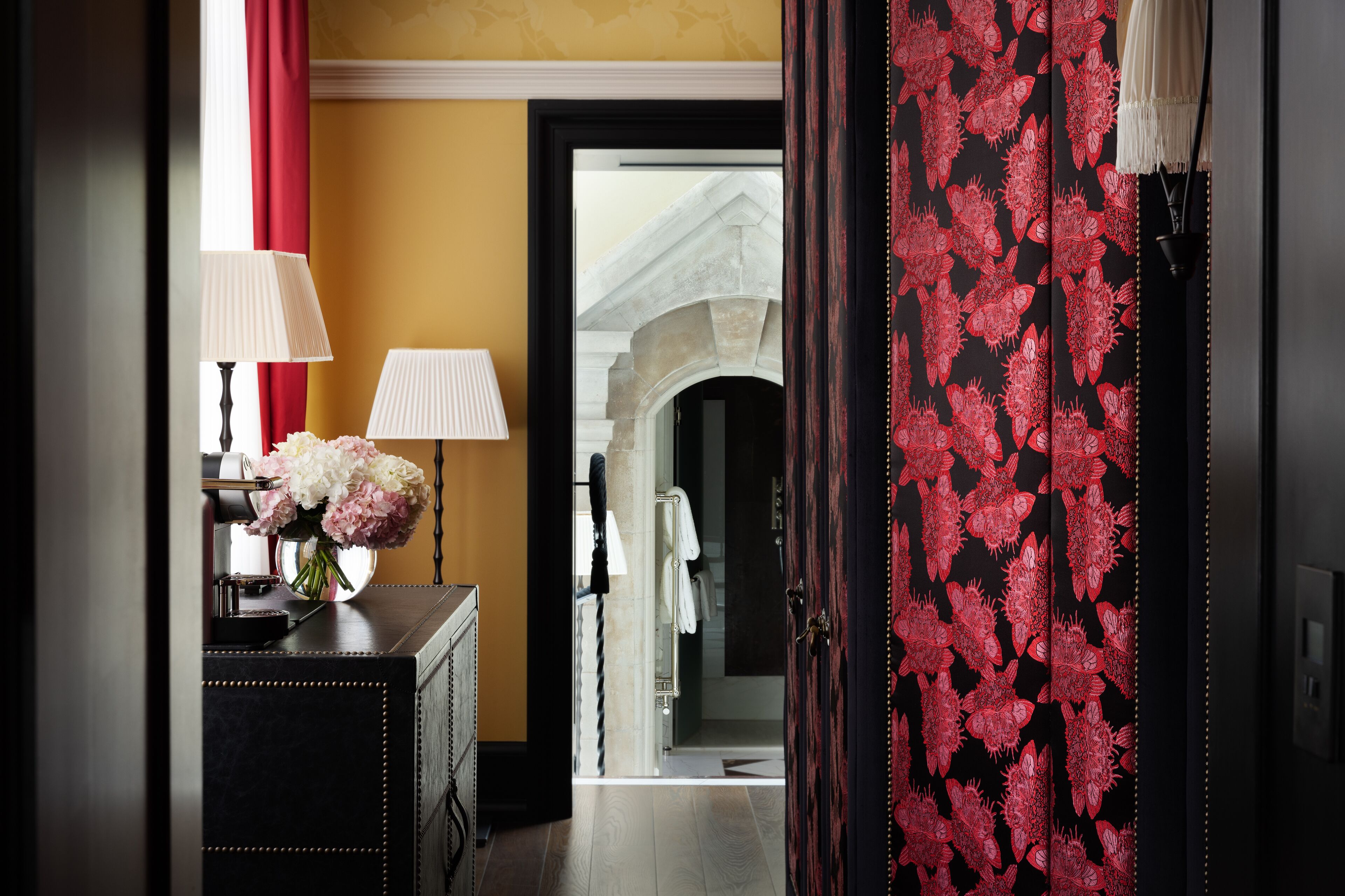 junior suite bell tower | bathroom | designer toiletries, hair dryer, bathrobes, slippers