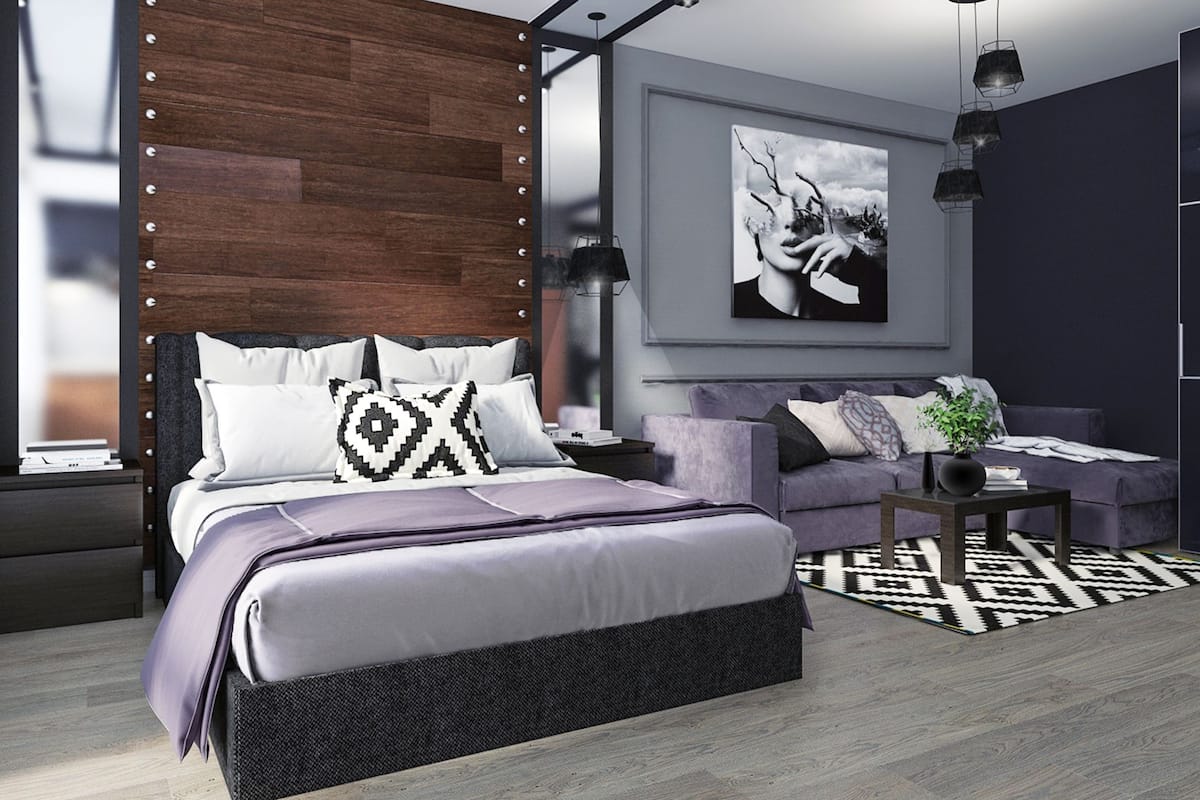 Luxe studio (54 Bolshaya Vasilkovskaya Street) | Luxe beddengoed, een strijkplank/strijkijzer, gratis wifi, beddengoed