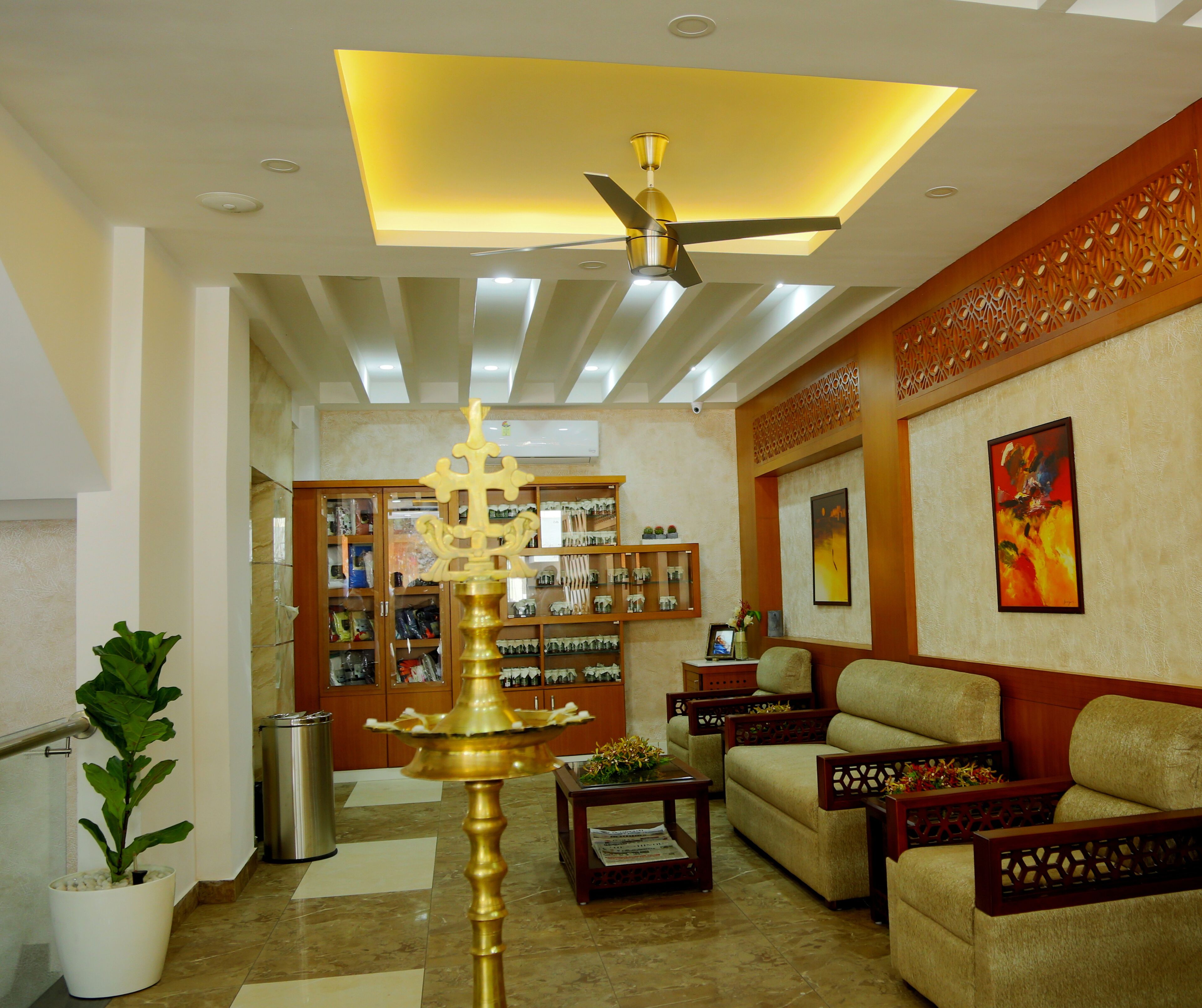 Lobby sitting area