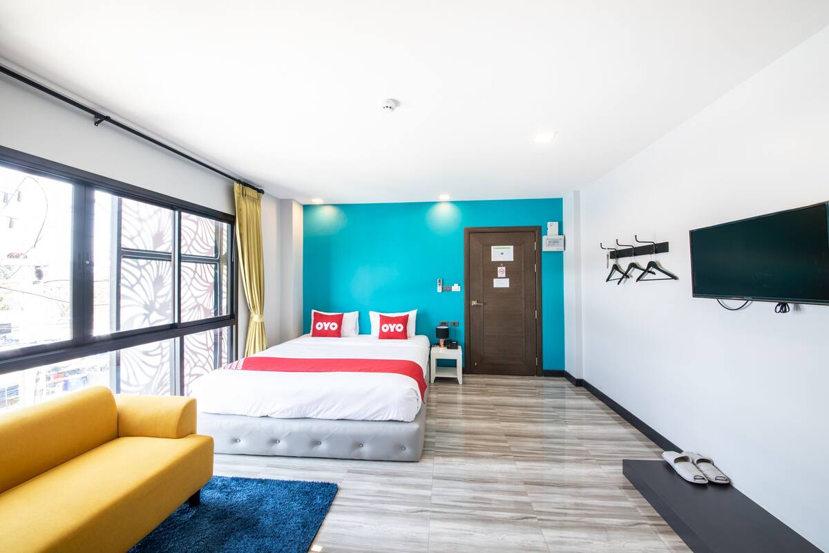 Chambre Double « Premier » | 1 chambre, bureau, chambres insonorisées, Wi-Fi gratuit