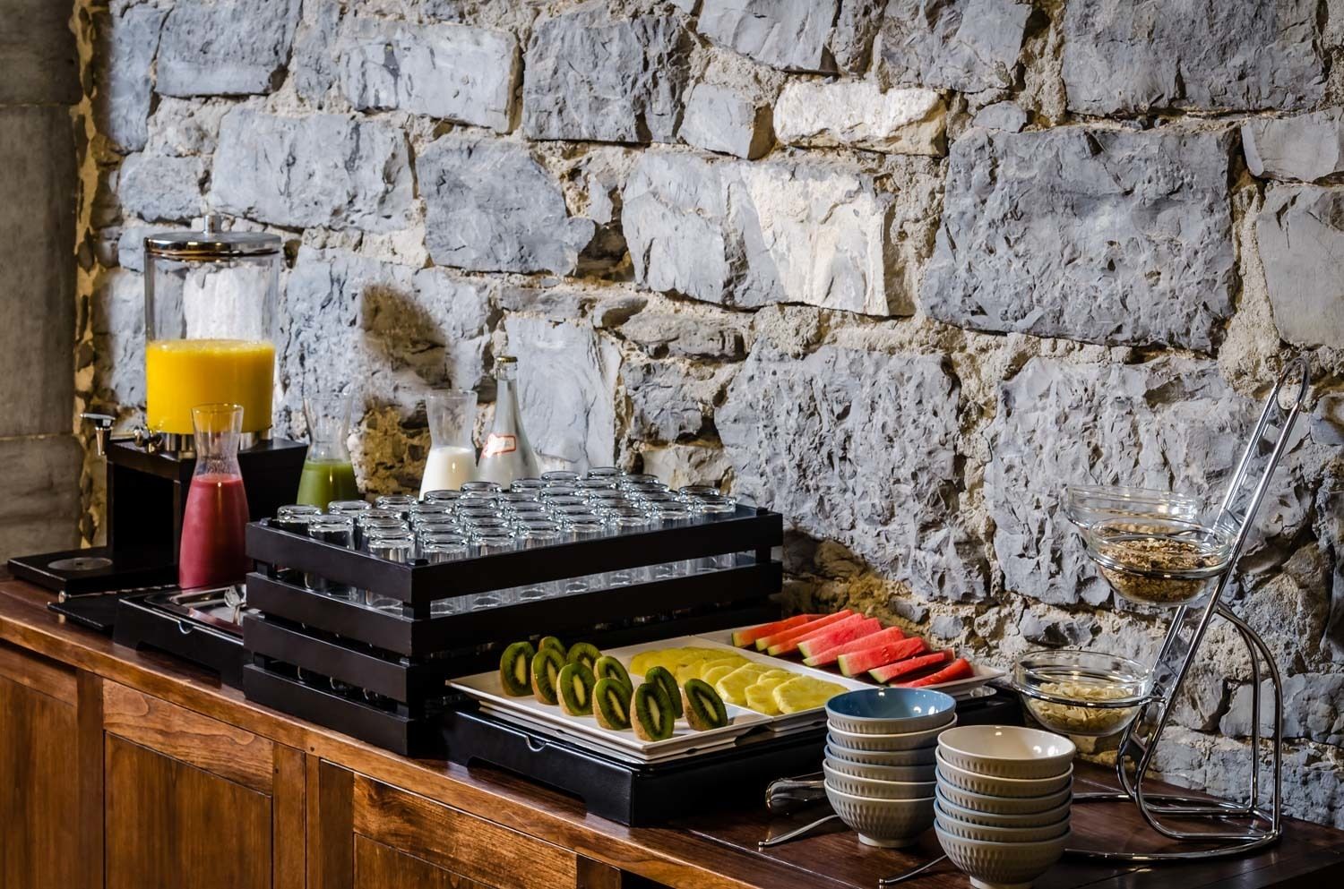 daily buffet breakfast (eur 12.50 per person)