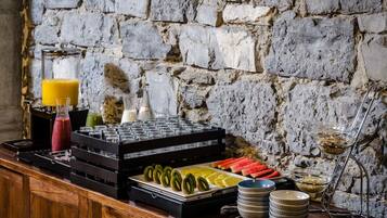 Daily buffet breakfast (EUR 16 per person)