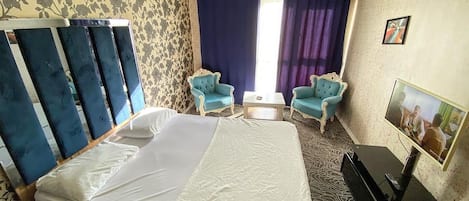 Studiosuite, 1 Queen-Bett | Bettwäsche aus ägyptischer Baumwolle, hochwertige Bettwaren