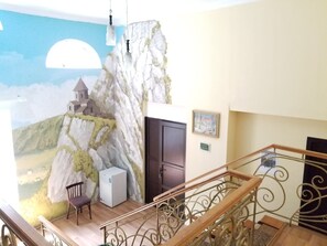 Basic Double Room, 1 Bedroom, Balcony | Courtyard view - Green flower hotel (Kutaisi)