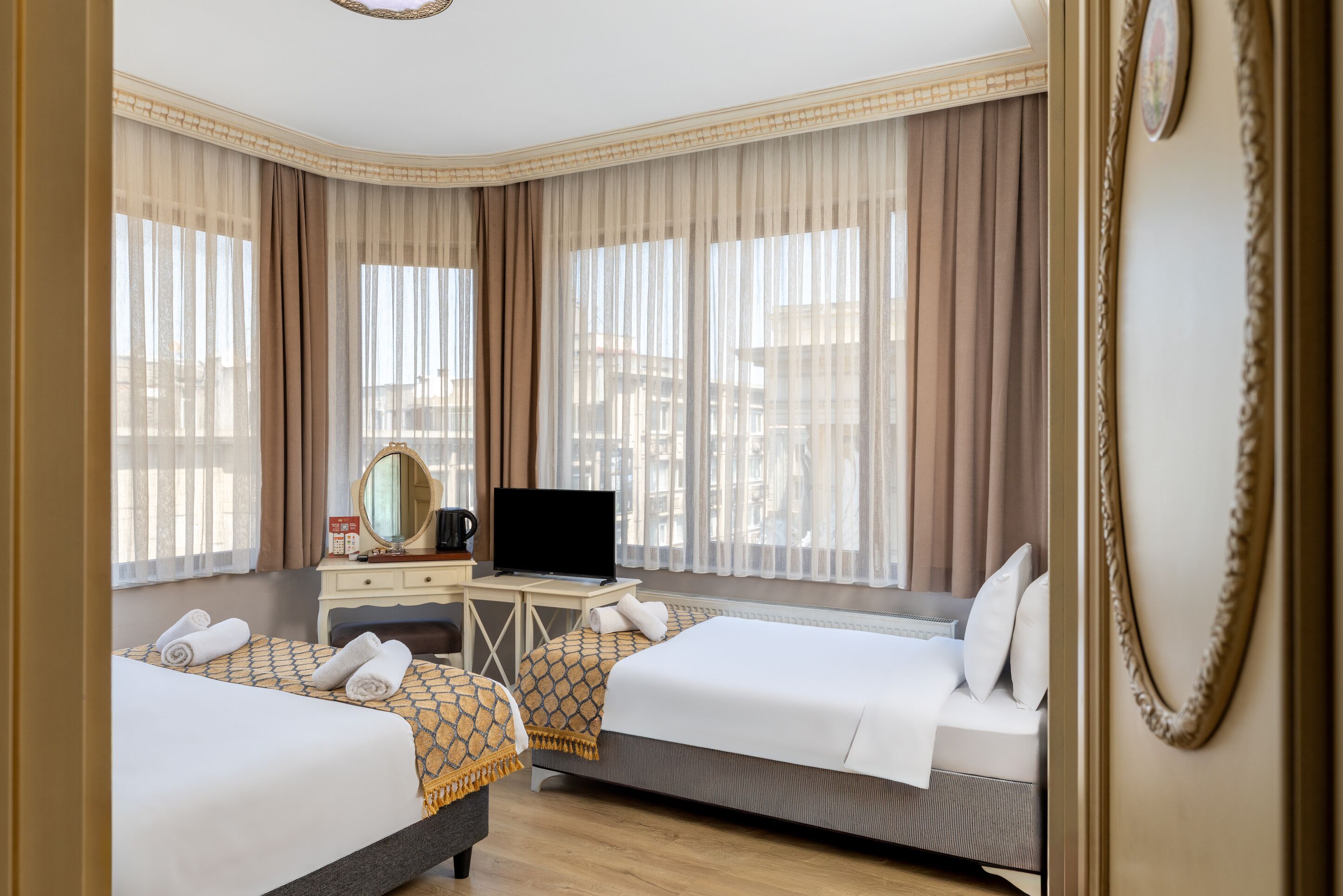 Sistema de insonorización, wifi gratis y ropa de cama 